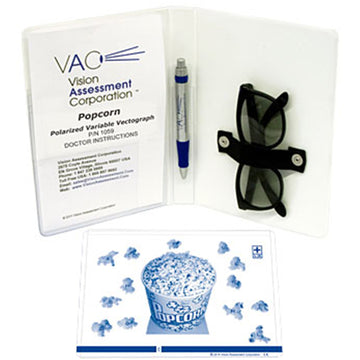 Popcorn Polarized Variable Vectograph Vision Therapy System
