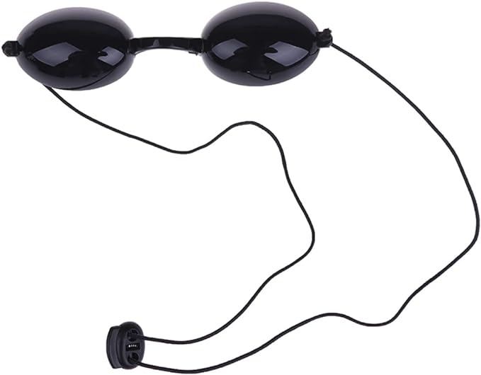 Patient Protective Goggle for IPL,Laser,LED,UV Lamp Treatment,without Blocking Light,Transparent