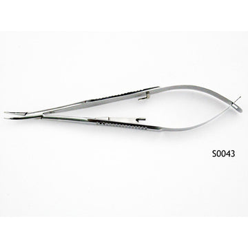 Castroviejo Needle Holder Curved With Lock
