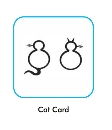 Cat Stereogram Card Pk/10