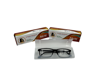 Plano Bi-Focal Near Vision Reading Glass +1.50D Pk/300