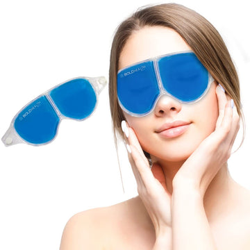 Akriti Cooling Eye Gel Mask for Dark Circles, Dry eyes ,Pain Relief, Redness,Eye Patches Cooling Gel Pads For Women & Men- Blue