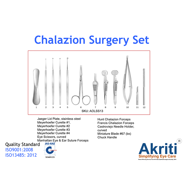 Chalazion Surgery Set
