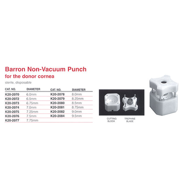 Barron Radial Non-Vacuume Punch 7.0mm Sterile