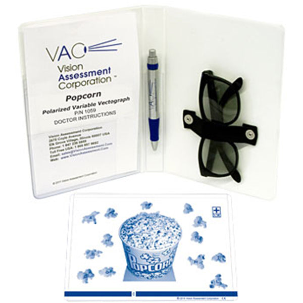 Popcorn Polarized Variable Vectograph Vision Therapy System