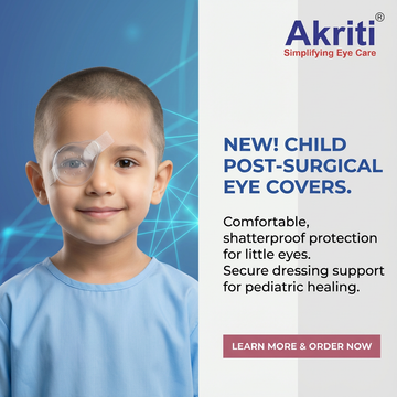Post Surgical Clear Eye Covers Child Pk/12