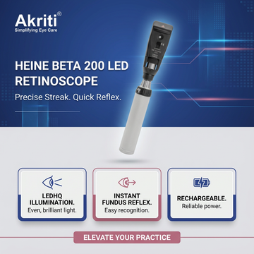 HEINE BETA 200 LED RETINOSCOPE Recharable