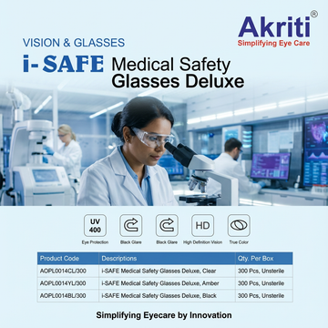 i-SAFE Medical Safety Glasses Pk/300
