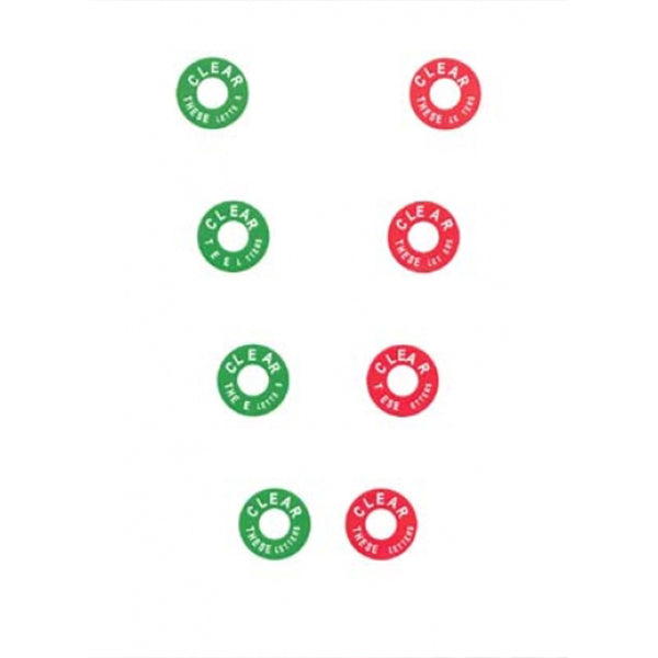 Hendrickson Lifesaver Cards Clear Acetate