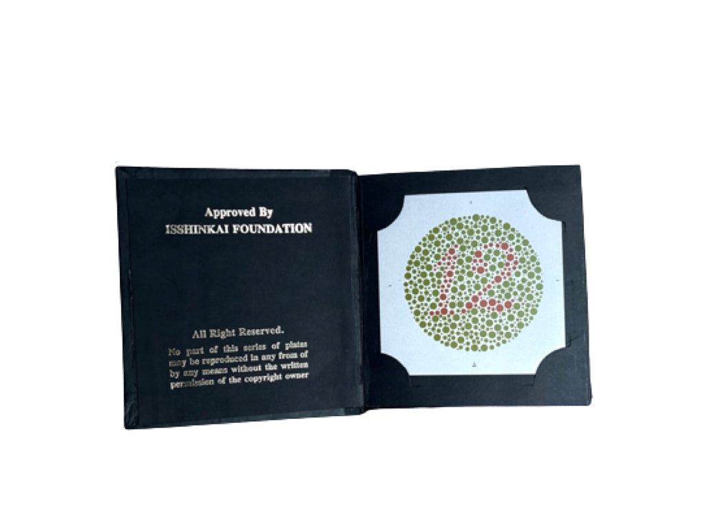 Ishihara Test Chart Books 38 Plate, for Color Deficiency