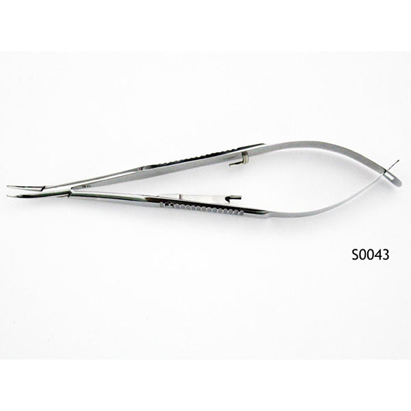 Castroviejo Needle Holder Curved With Lock