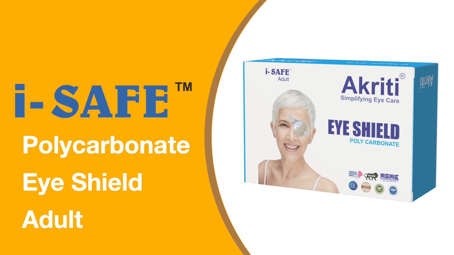 Post Surgical Clear Eye Shields / Eye Covers- Adult Pk/12