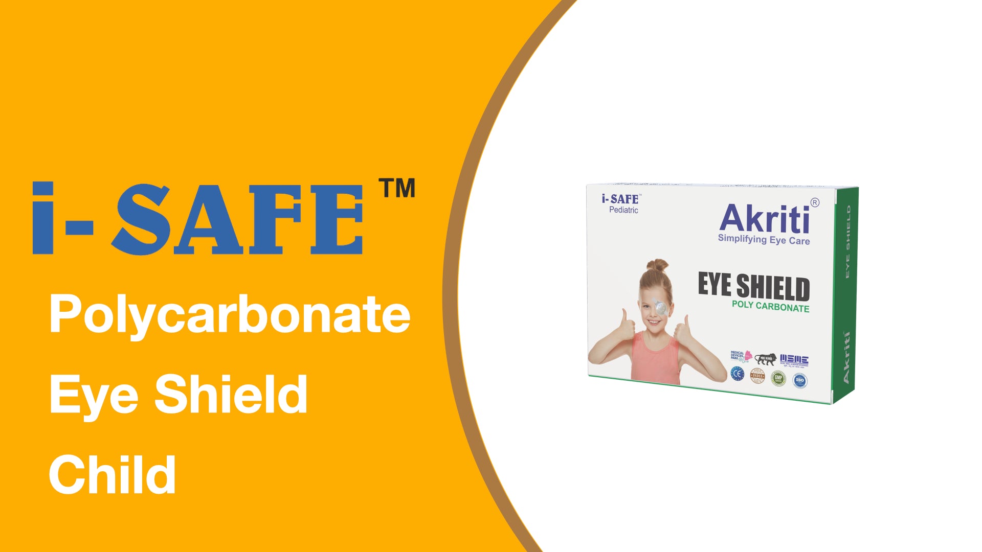 Post Surgical Clear Eye Covers Child Pk/12