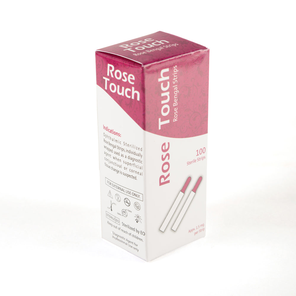 Rose Bengal Strips Sterile