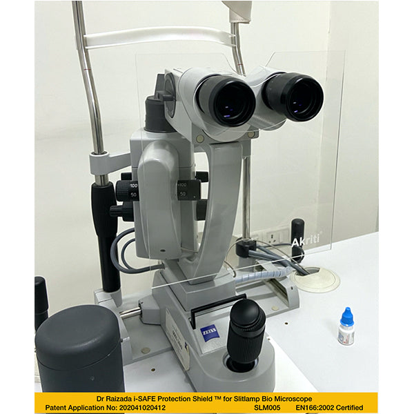 Microscope Shield Dr Raizada i-SAFE Protection Shield for Slitamp Microscope – Akriti