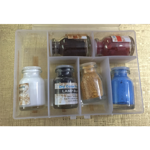 Dry Pigments for Artificial Eyes