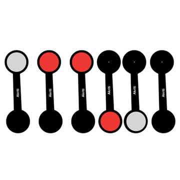 Red Lens Occluders Double Ended