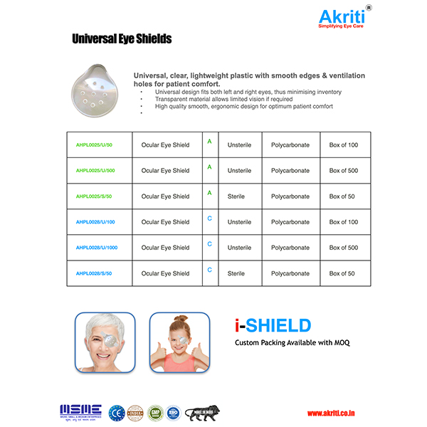 Artificial Eyes Set Pk/25