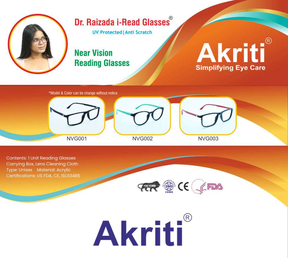 Near Vision Reading Glass +3.00D  Pk/300