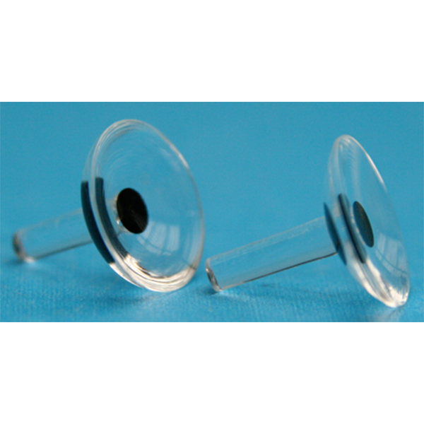 Corneal Iris Buttons Curved 12mm, 3.0mm Pupil  pk/10